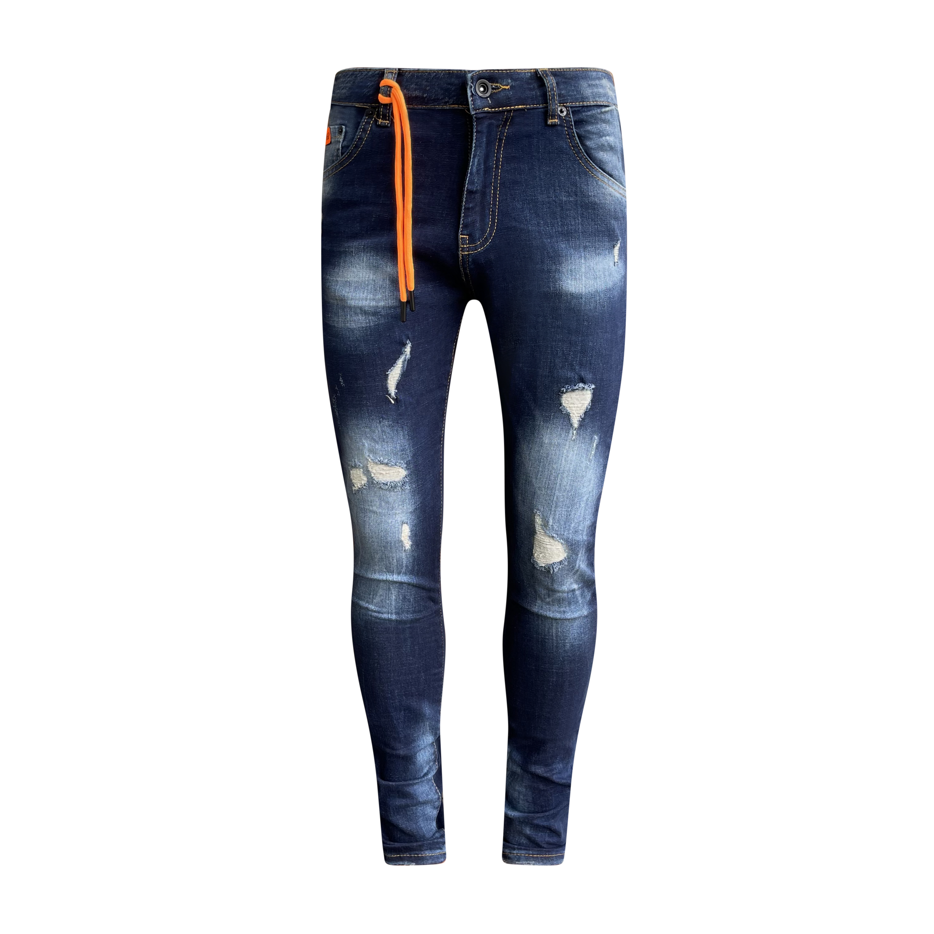 Skinny jeans heren Ballin donker blauw